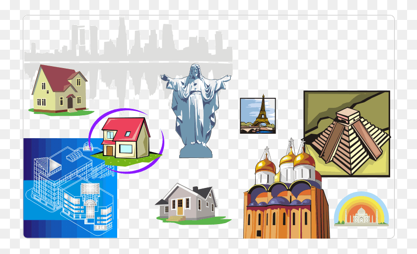 750x451 Sights And Buildings Buildings Clipart, Housing, Building, Neighborhood HD PNG Download