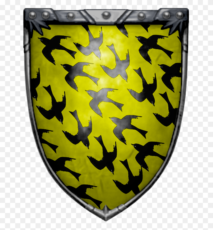 660x847 Sigil House Caron Emblem, Shield, Armor, Bird HD PNG Download