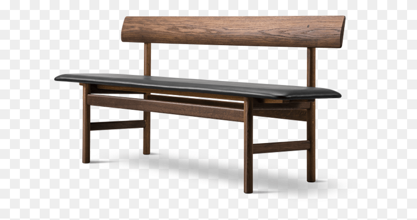 624x383 Siglo Moderno Bm 3171 V2 Leather88 Oaksmokedoiled 1218x675px Fredericia Mogensen Bench, Furniture, Park Bench, Bed HD PNG Download