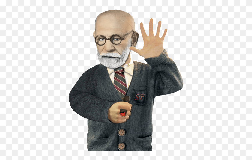384x474 Sigmund Freud No Background, Face, Person, Tie HD PNG Download