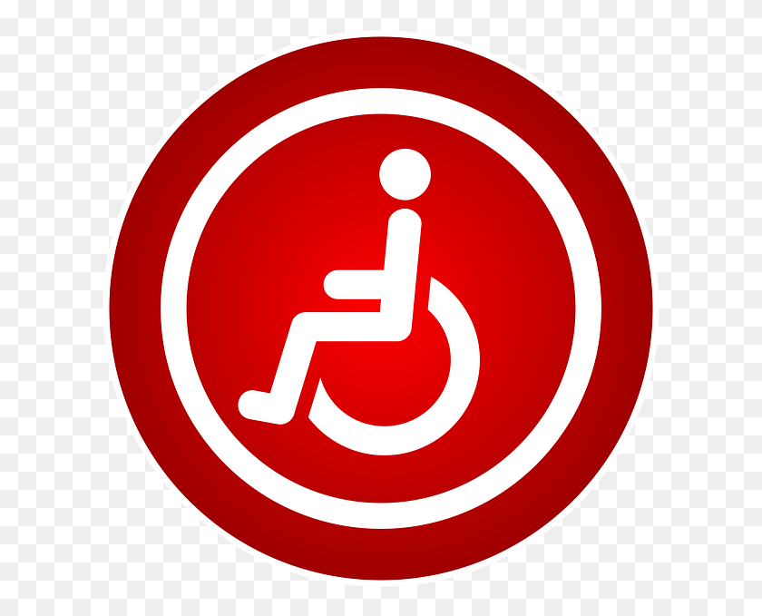 619x619 Sign Disabled Disability Limitation Opportunity Disability Logo, Symbol, Road Sign HD PNG Download