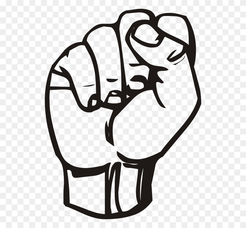 534x720 Sign Language Hand Gesture Communicate Deaf Sign Language S, Text, Stencil, Label HD PNG Download