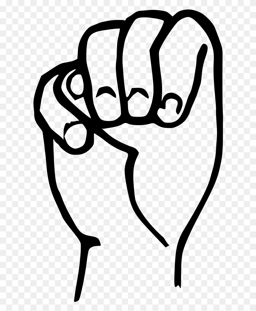 624x961 Sign Language M M In Asl, Gray, World Of Warcraft HD PNG Download