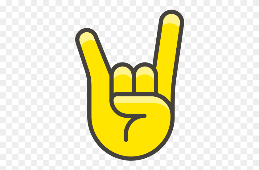 356x492 Sign Of The Horns Emoji Sign, Hand, Light, Lightbulb HD PNG Download
