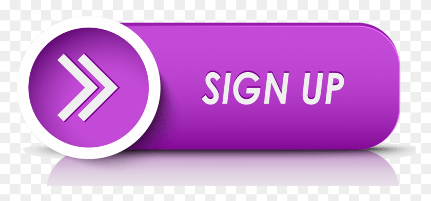 1025x438 Sign Up Button Free Sign Up Transparent Buttons, Text, Purple, Label HD PNG Download