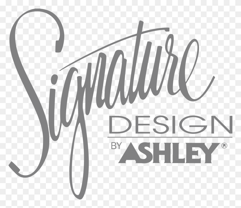 1319x1129 Signature Design By Ashley Furniture Signature Design By Ashley, Gray, Text, Word HD PNG Download
