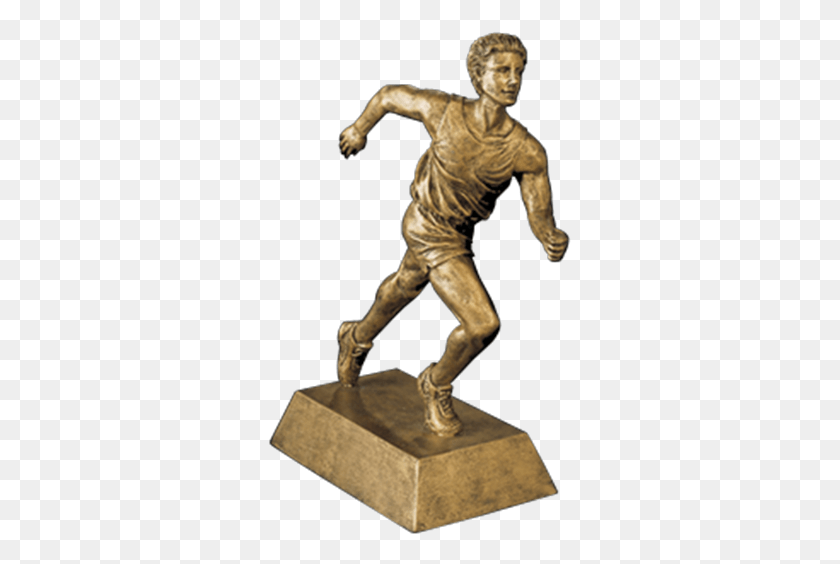 303x504 Signature Series Resin Trophy For Track Amp Field Events Track And Field Trophy, Bronze, Person, Human HD PNG Download