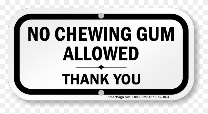 800x414 Signs Allowed Zoom Price Buy No Chewing Gum Allowed, Text, Word, Label HD PNG Download