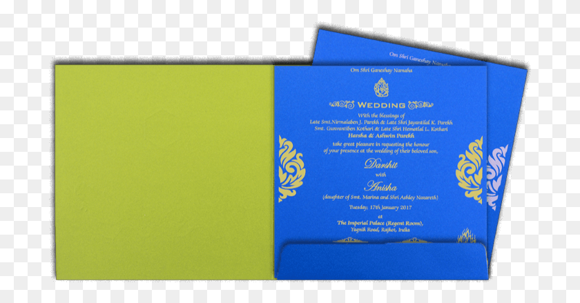 699x379 Sikh Wedding Cards Paper, File Binder, Text, Advertisement HD PNG Download