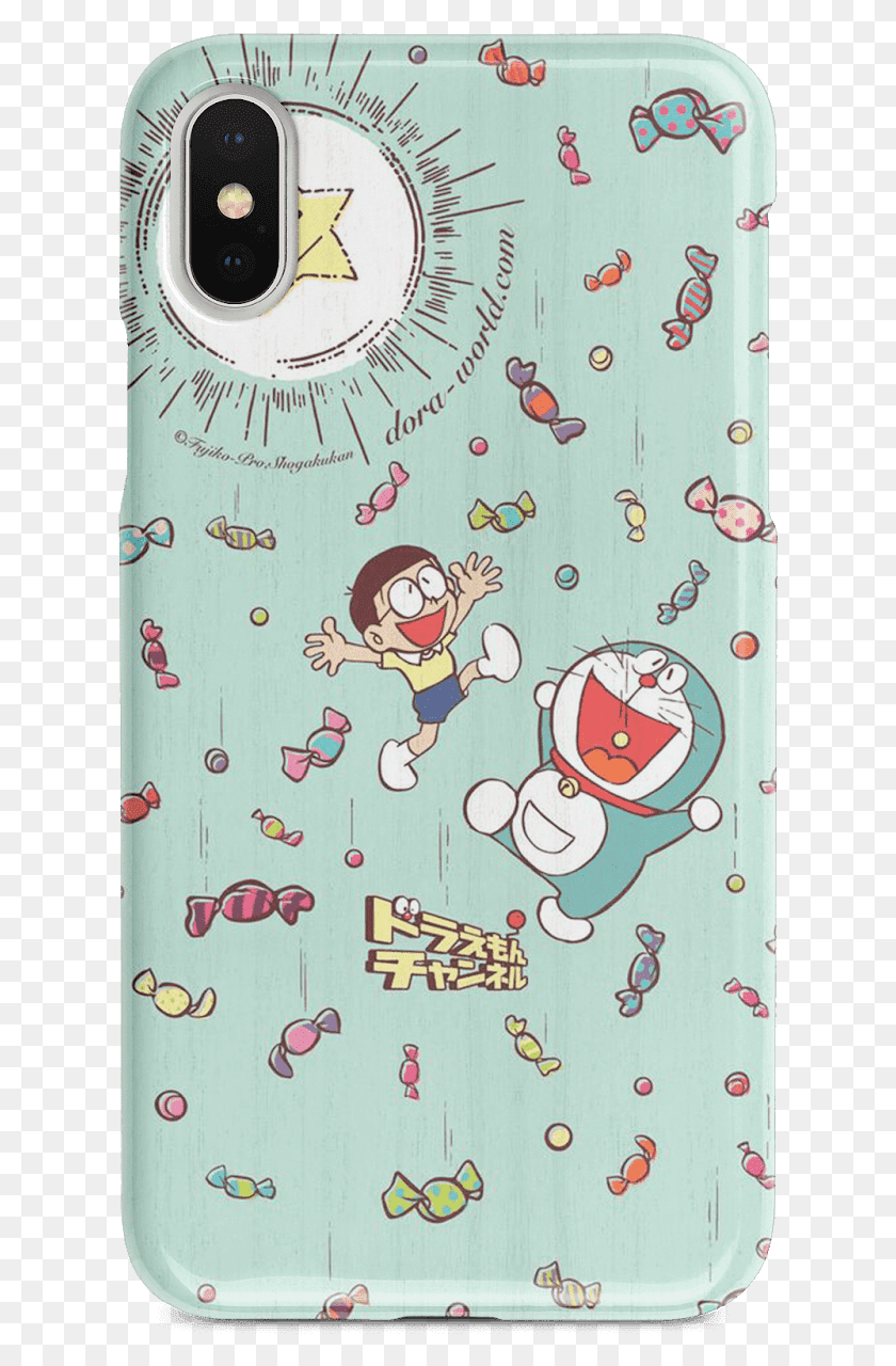 619x1220 Descargar Png Silahkan Gmbar Mockup Karakter Kartun Nobita Iphone Wallpaper Doraemon, Texto, Teléfono Móvil, Teléfono Hd Png