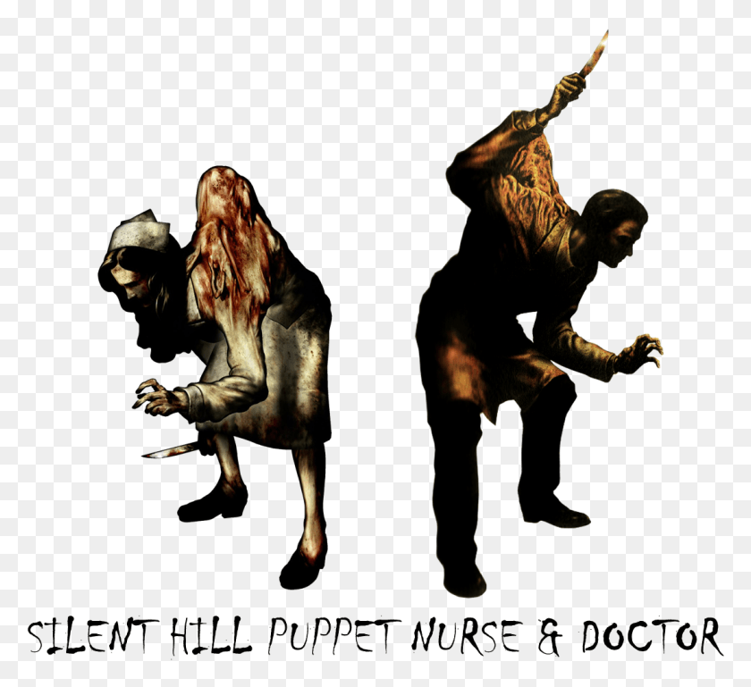1100x1000 Silent Hills Первая Медсестра И Доктор Концепт-Арт Silent Hill Puppet Nurse, Человек, Человек Hd Png Скачать