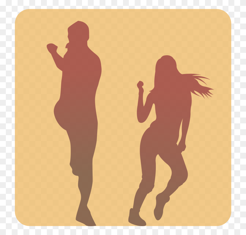 740x740 Silhouette, Person, Human, People HD PNG Download