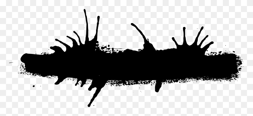2521x1059 Silhouette, Stencil, Mammal HD PNG Download