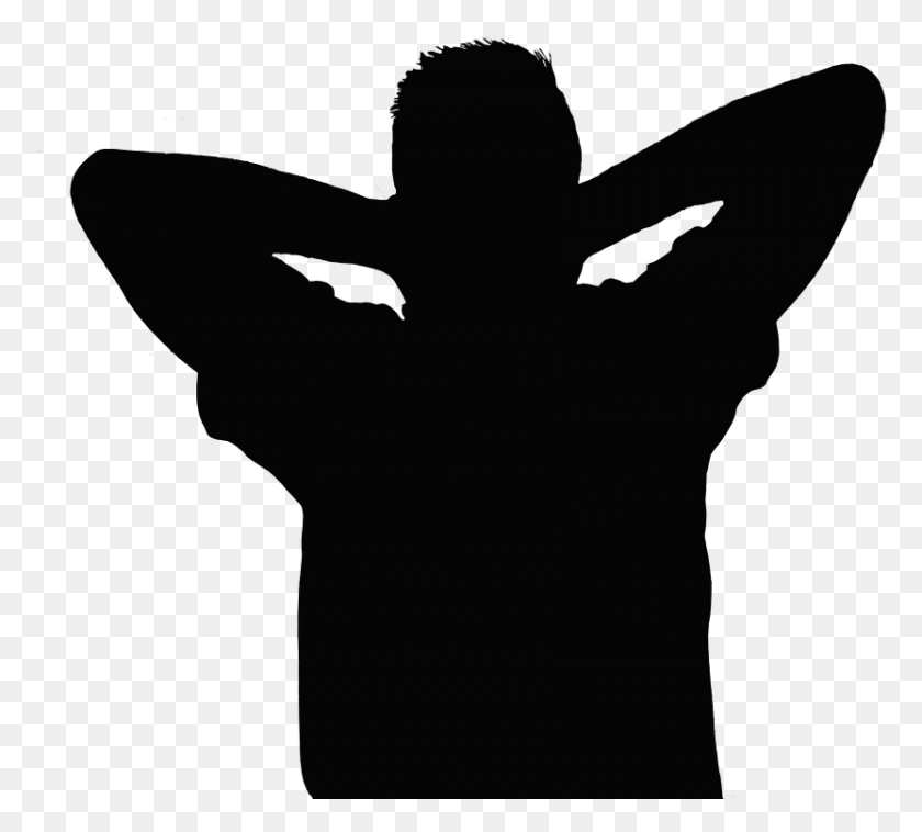 832x745 Silhouette Black Boy Man Guy Image Boy Black, Back, Person HD PNG Download
