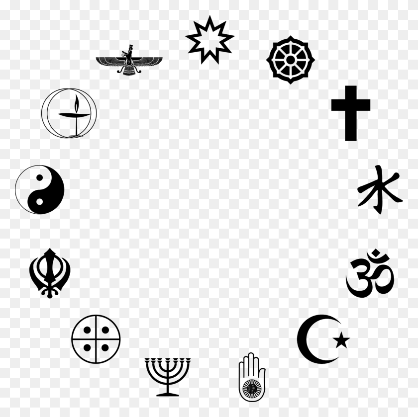 1280x1279 Силуэт Черный Религиозный Круг Религиозных Символов, Серый, Мир Варкрафта Png Скачать