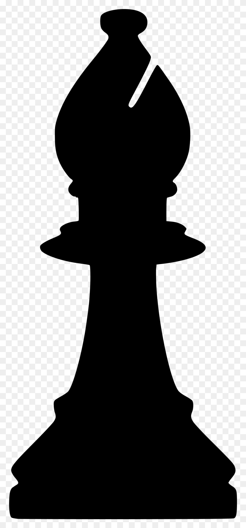 943x2104 Silhouette Chess Piece Remix Bishop Chess Piece Clipart, Gray, World Of Warcraft HD PNG Download