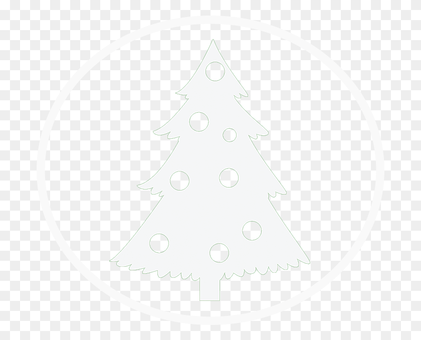 695x618 Silueta De Árbol De Navidad Vectores, Árbol, Planta, Muñeco De Nieve Hd Png