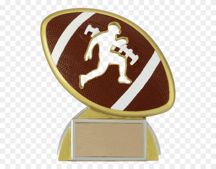 527x600 Silhouette Football Resin Trophy Rugby Trophy Silhouette, Person, Human, Symbol HD PNG Download