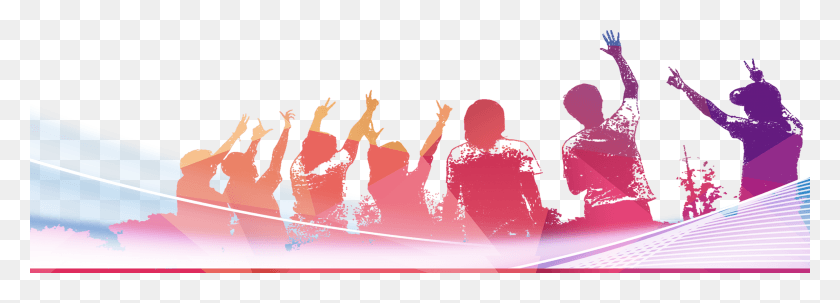4944x1546 Silhouette Graduation Ceremony HD PNG Download