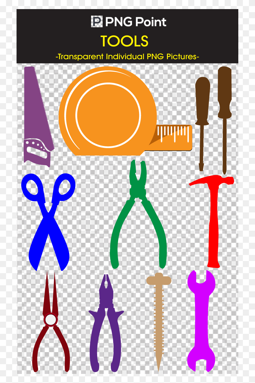 731x1202 Silhouette Images Icons And Clip Arts Of Tools In, Poster, Advertisement, Text HD PNG Download