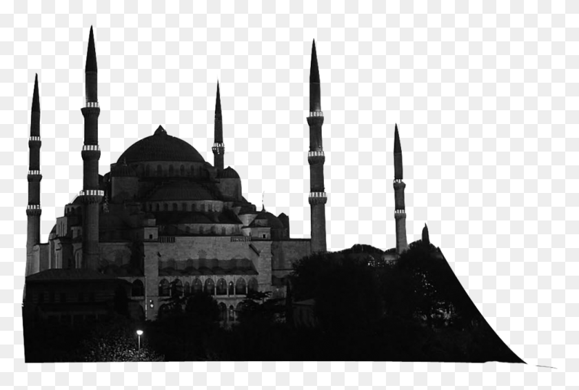 982x638 Силуэт Мечети Султана Ахмеда В Стамбуле, Купол, Архитектура, Здание Hd Png Скачать