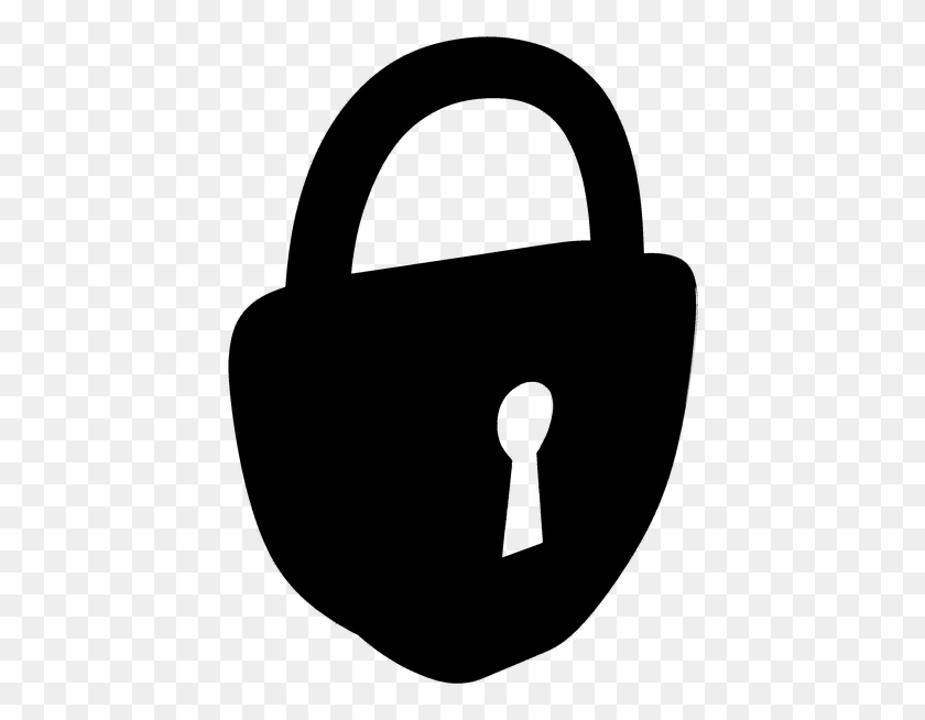 432x594 Silhouette Lock Key Security Padlock Keyhole, Gray, World Of Warcraft HD PNG Download