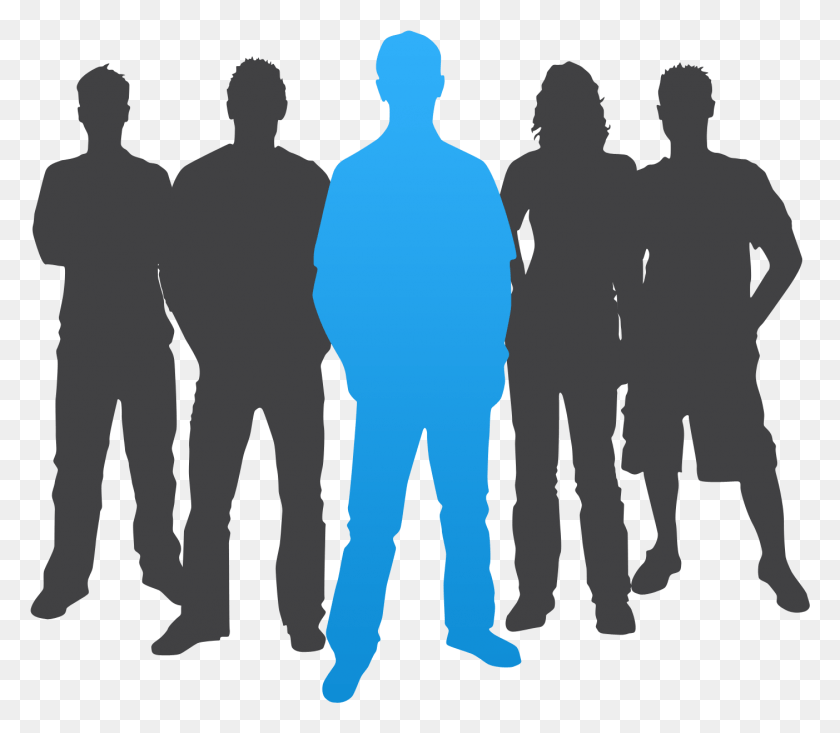 1403x1211 Silhouette Man Google Search Group Of People Silhouette, Person, Human HD PNG Download