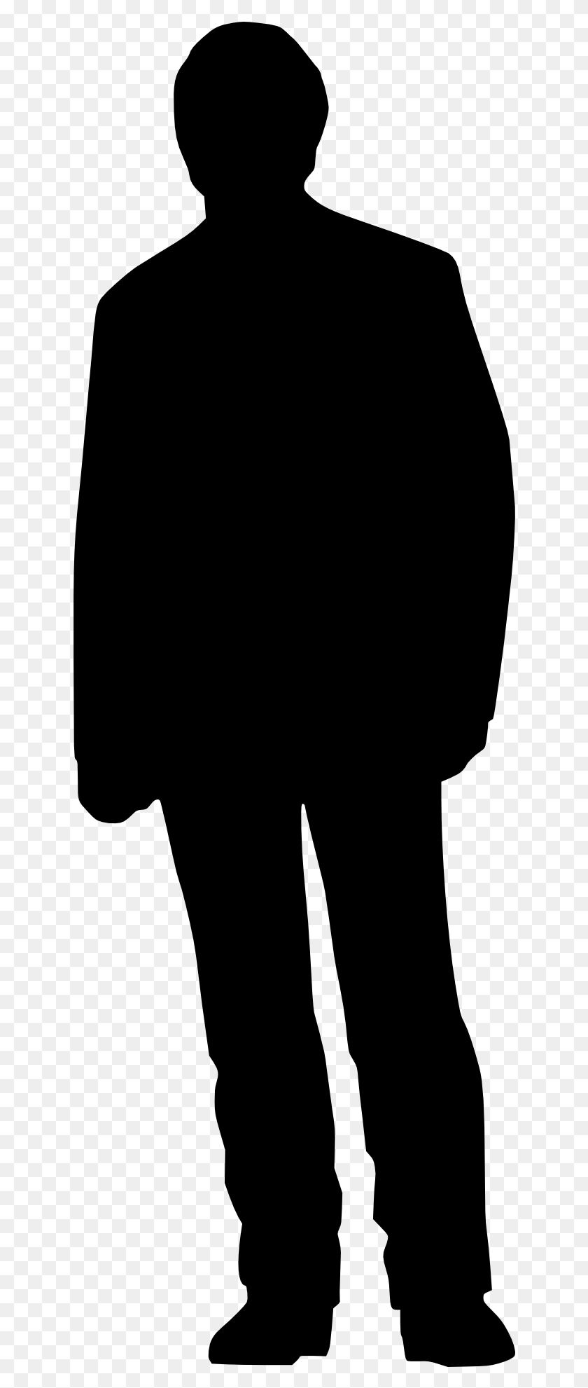 632x1921 Silhouette Man Head At Getdrawings Man Standing Silhouette, Gray, World Of Warcraft HD PNG Download