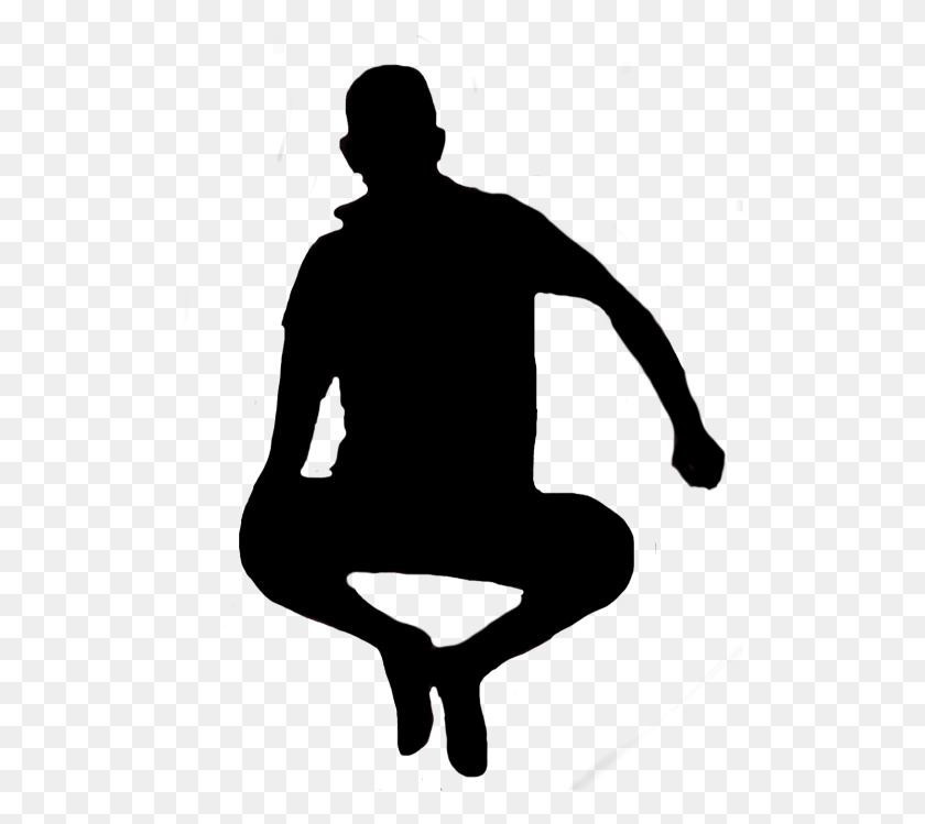 511x689 Silhouette Man Jumping Sitting Freetoedit Sitting, Person, Human, Flare HD PNG Download
