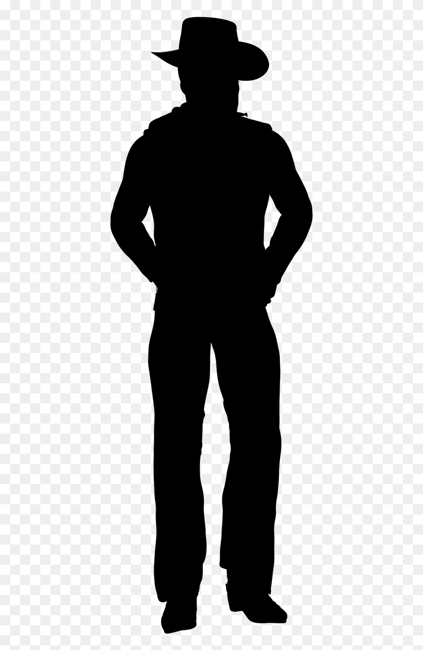 407x1229 Silhouette Man Muscles Silhouette Woman Short Hair, Gray, World Of Warcraft HD PNG Download