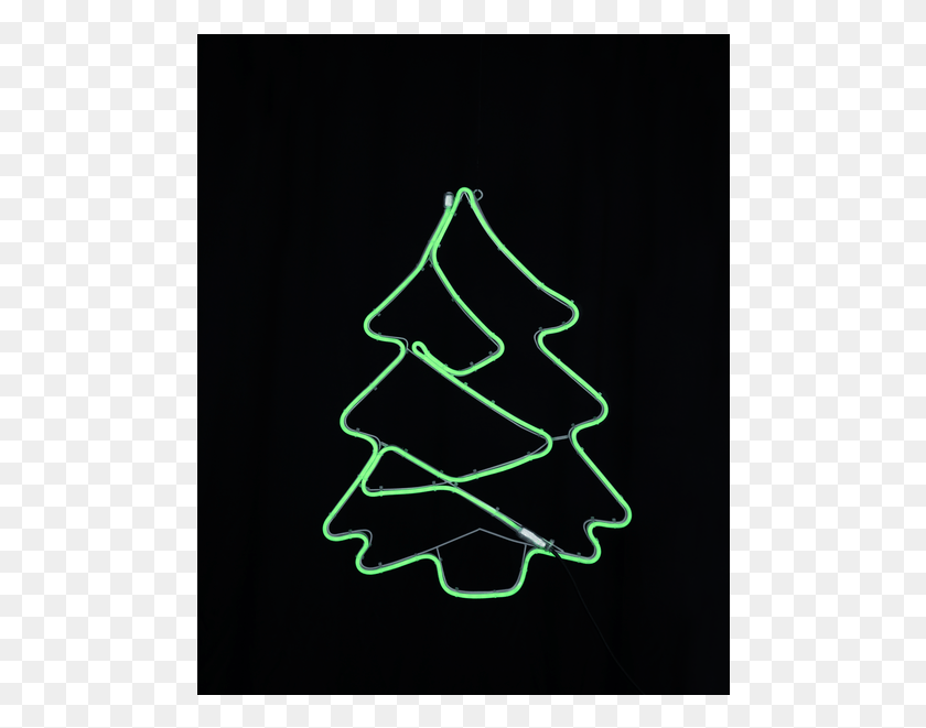 Silhouette Neoled Christmas Tree, Tree, Plant, Ornament HD PNG Download