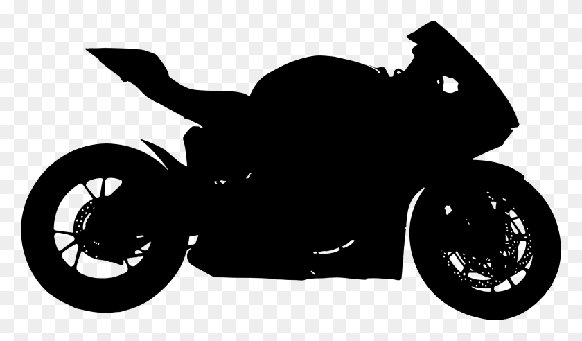 2307x1279 Silhouette Of A Motorcycle Clipart Silhouette Motorcycle HD PNG Download