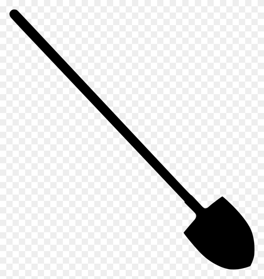 963x1024 Silhouette Of A Shovel, Gray, World Of Warcraft HD PNG Download