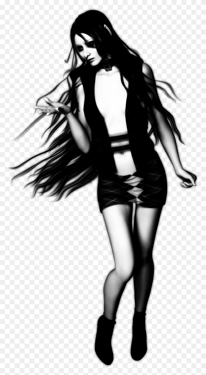 1566x2948 Silhouette Of A Woman With Long Black Hair Long Hair Girl Silhouette, Dance Pose, Leisure Activities, Person HD PNG Download
