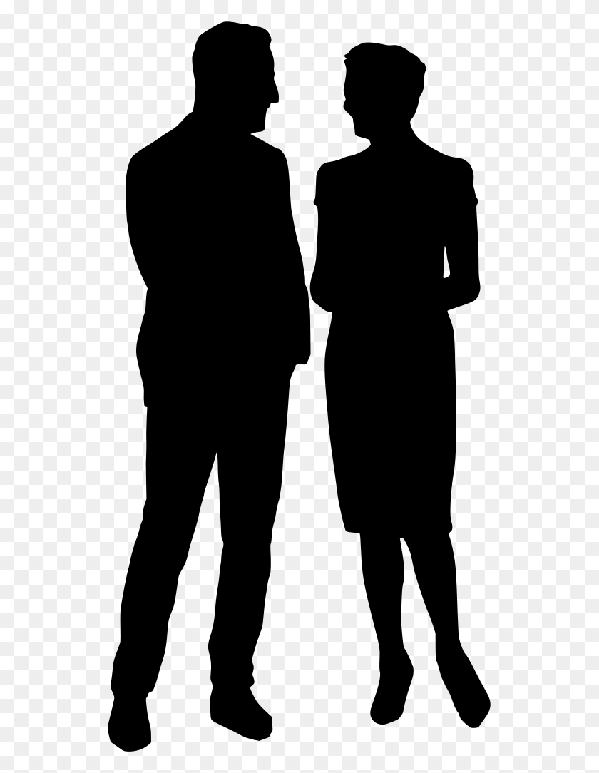 537x1024 Silhouette People Talking, Gray, World Of Warcraft HD PNG Download
