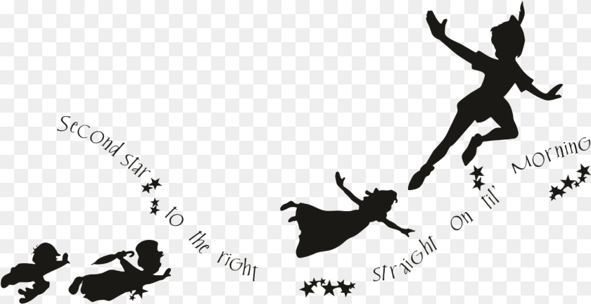 Silhouette Peter Pan, Animal, Antelope, Mammal, Wildlife Clipart PNG