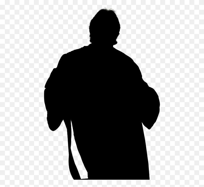 478x709 Silhouette Sherlock Holmes Pipe Silhouette, Person, Human HD PNG Download