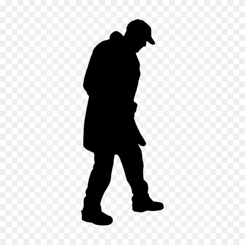 650x781 Silhouette Silhouette Man, Person, Human HD PNG Download