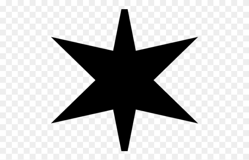 501x481 Silhouette Star Chicago Flag, Gray, World Of Warcraft HD PNG Download