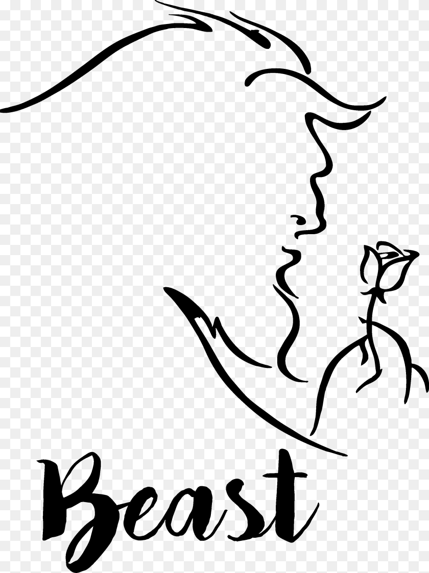 Silhouettes Beauty, Stencil, Handwriting, Text, Calligraphy Sticker PNG