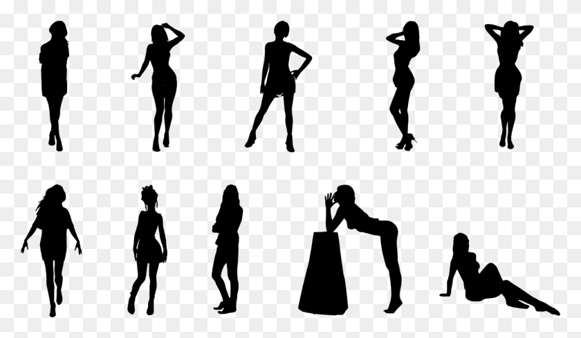 1280x705 Silhouettes Silhouette Woman Woman Silhouette Pleasure Guide Korean Movie, Gray, World Of Warcraft HD PNG Download