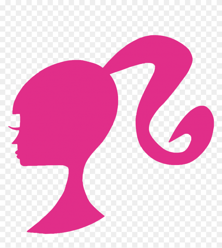 1489x1682 Silhueta Barbie Barbie Logo, Text, Label, Head HD PNG Download