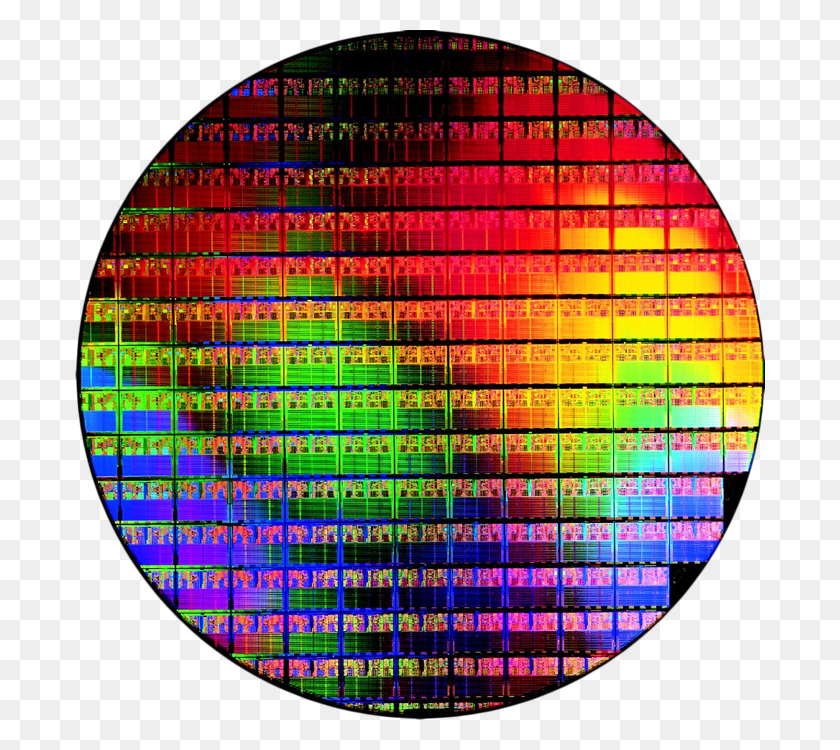 690x690 Silicon Wafer Image Gamersnexus Net Silicon Wafer, Light, Rug, Traffic Light HD PNG Download