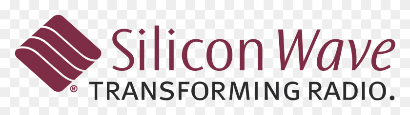 2191x499 Silicon Wave Logo Transparent Graphic Design, Text, Number, Symbol HD PNG Download