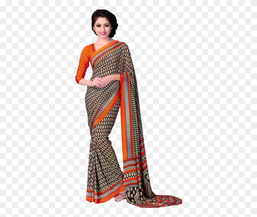 352x649 Silk, Clothing, Apparel, Sari HD PNG Download