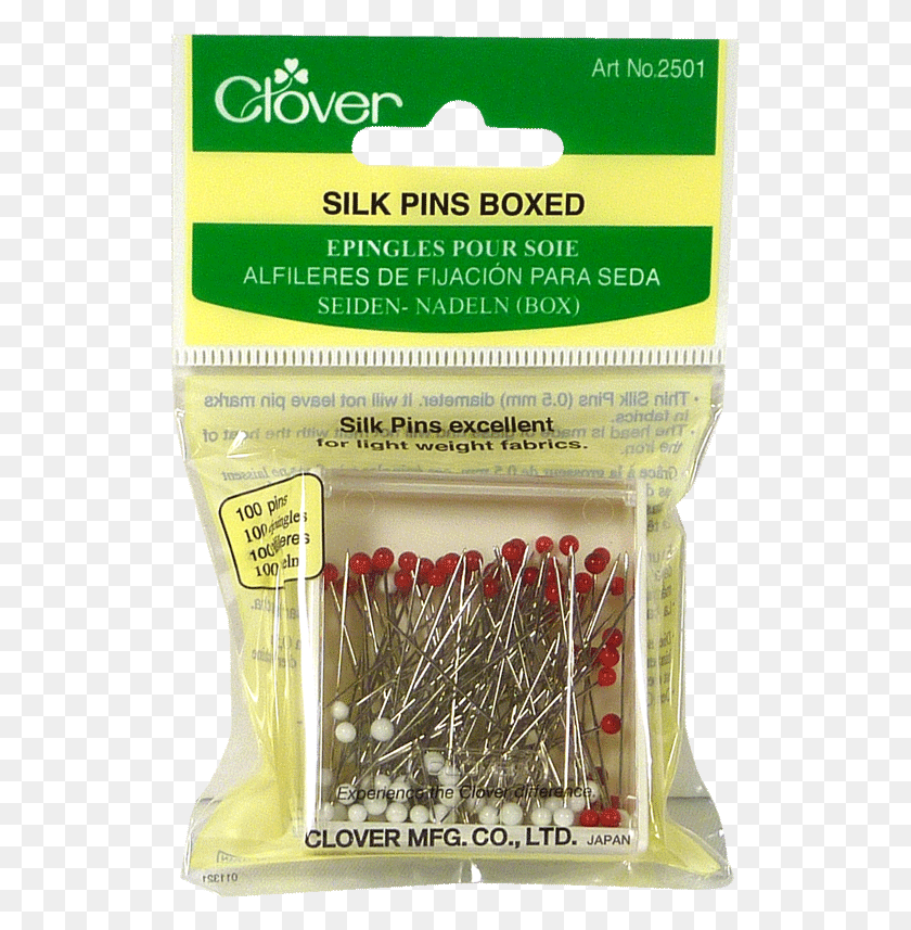 525x797 Silk Pins Boxed Paint Brush, Pin HD PNG Download