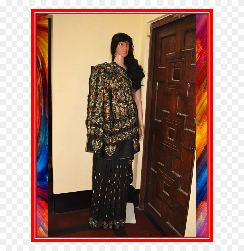 625x801 Silk Saree Girl, Clothing, Door, Person HD PNG Download