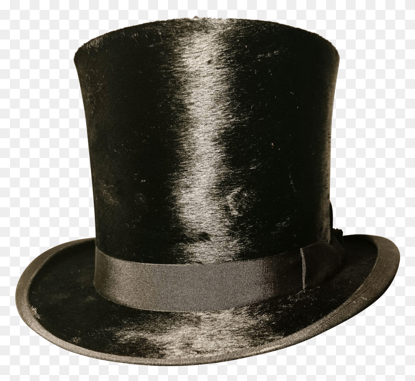 1453x1328 Silk Top Hat With A Fitted Leather Cylinder, Clothing, Apparel, Sun Hat HD PNG Download
