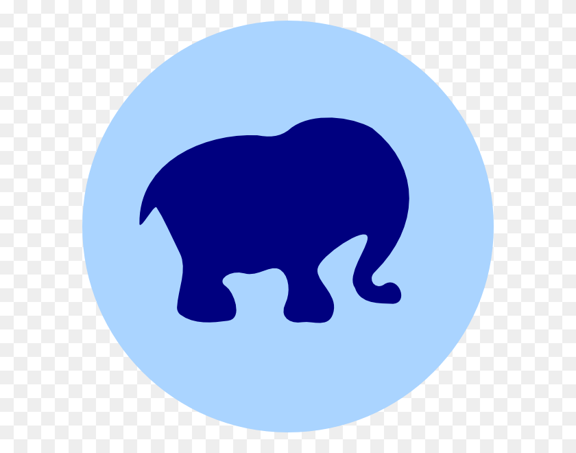 600x600 Silueta Animada De Elefante, Logo, Symbol, Trademark HD PNG Download