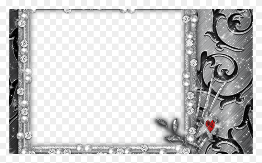 1200x715 Silver And Black Transparent Frame Gallery Yopriceville, Room, Indoors, Table HD PNG Download